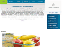 Tablet Screenshot of clinicaminerva.com